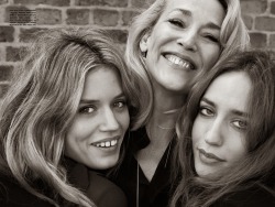 lelaid:  Jerry Hall, Lizzy Jagger, & Georgia May Jagger by