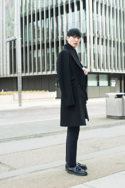 koreanmodel:  Streetstyle: Kim Sang Woo shot by Ko Hoon Cheol