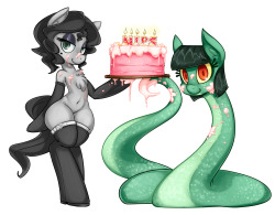 galacticponycafe:  Happy Birthday, Nips! Lines by @reisartjunkColors