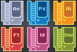 it8bit:  Adobe NES Icon Set Download it free here Created by Vincent