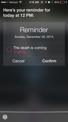 thegestianpoet: Goodbye i told siri to remind me that a woman