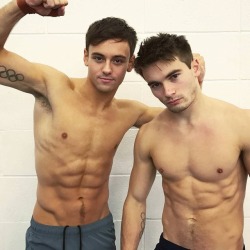 malecelebhub:  TOM DALEY and DAN GOODFELLOW