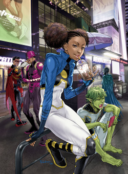 dcwomenofcolor:  Tanya Spears AKA Power Girl front and center