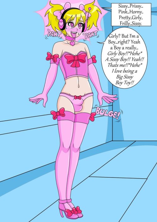 sissy hypnosis art by kobi94