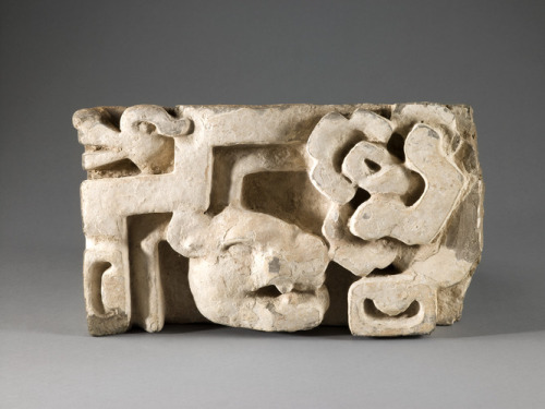 slam-african: Fragment of an Architectural Frieze, Zapotec, c.600–909,