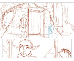 Aaand there. Vera brings the cuffs to Ailduin. This tent is about