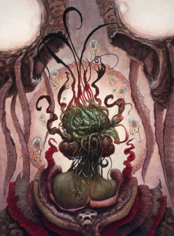 fhtagn-and-tentacles:  THEWITCHANDTHEWATER by Ethan Patrick