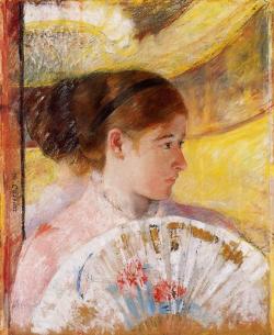 artist-cassatt: At the Theater, 1879, Mary Cassatt https://www.wikiart.org/en/mary-cassatt/at-the-theater-1879