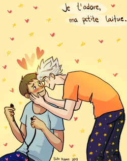 sillypeppers:  “Wow, Kaworu, I didn’t know you spoke french.