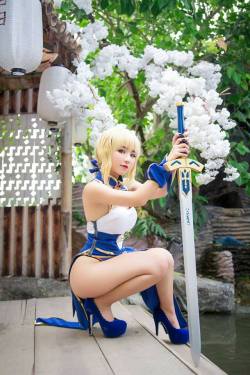 sexywaifucosplay:Character : Saber Anime : Fate/Grand order Cosplayer