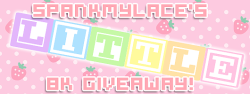 spankmylace:  SPANKMYLACE’S LITTLE 8K GIVEAWAY! THANKS FOR