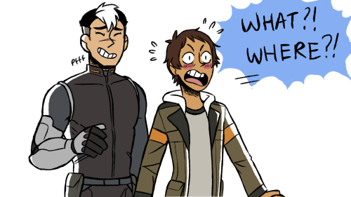 gaiavil: AU where Shiro knows about Lanceâ€™s secret crush on Keith and starts acting like the â€˜embarrassing dadâ€˜ ;D BONUS 