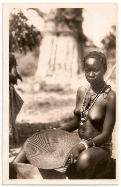 Senegalese woman, via eBay.