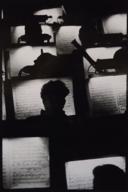 wehadfacesthen:  Orchestra Pit, San Francisco Opera House, 1950s,