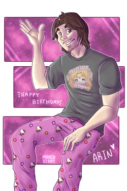 munchyart:  Happy Birthday Arin!! Hope the day is exactly what