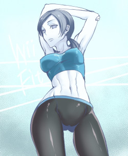 weeabooporn:  I found a bunch of Wii Fit’s Female Trainer hentai.