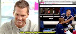 tepbjr12:  “’Give Brady a high-five’, its just video clips