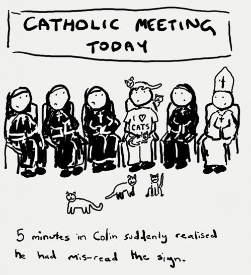 Cat-holics, alco-holics … addictions are all the same  ;)