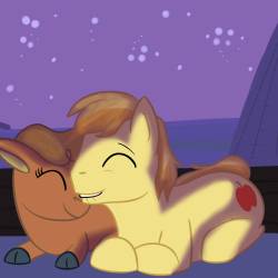 Braeburn and Little Strongheart So I challenged myself to see