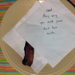 daddyfireman:  I love these notes left for one another