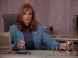 sweartrek:  Prescriptions for success with Doctor Beverly Crusher