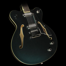 glorifiedguitars:  Duesenberg Gran Majesto Catalina Green [Source: