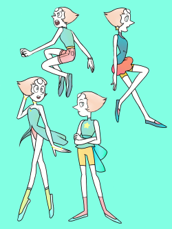 shittyreiko:  Pearl in other outfits (Too bright I guess, meh)