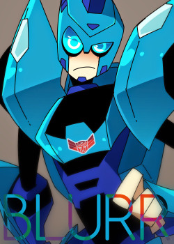 coralus:  I attempted to draw Blurr from Transformers Animated,