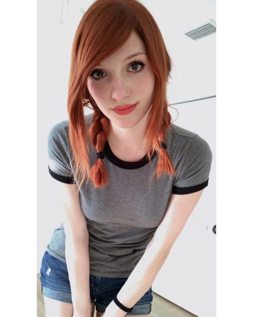 redhead-beauty:  Pigtails