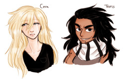 my two hot OC ladies ♥♥♥ //kisses their cheeks