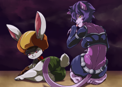 Sorrel and Hop, from Universe 9. Somehow, the rabbit isn’t