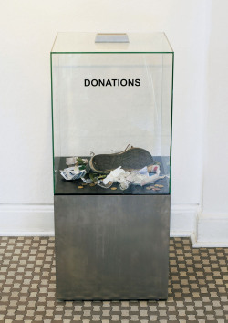 irakalan:  DONATION BOX  Danish artist duo Elmgreen & Dragset