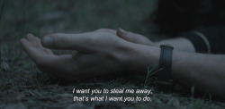 anamorphosis-and-isolate:  ― Breathe In (2013)“I want you