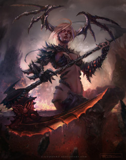 morbidfantasy21:  Queen of Hell - fantasy character concept by