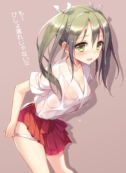 hentai—high:  kentarouggg:  젖은 옷 브라노출 [이미지]       r
