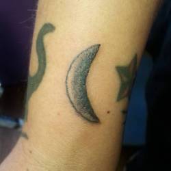 Moon. Thanks TJ! (at Raven’s Eye Ink)
