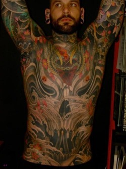 Handsome sexy man with some awesome ink work - WOOF