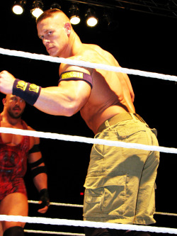 rwfan11:  John Cena “Are you checking out my ass?”