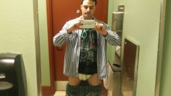 diaperpunished:  Someone might have soaked his diaper on the