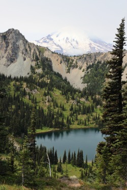 burningmine: Crystal Lake Mount Rainier National Park, August