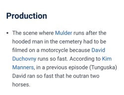 kalyayev: sewerhawk: According to official X-Files trivia, David