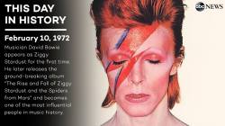 abcnews:  44 years ago today, the late David Bowie appeared as