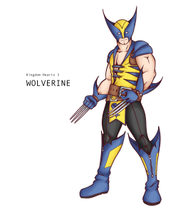Wolverine, Kingdom hearts by alessandelpho
