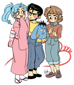 polmcarts:Various colorful YYH doodles I’ve been collecting