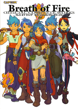 vgjunk:  Breath of Fire art book.