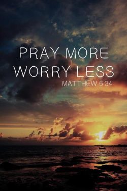 spiritualinspiration:  God doesn’t want you to live worried