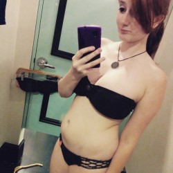 fittingroomselfie:  New bathing suit I got yesterday at the mall