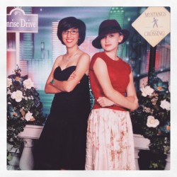 #tbt sophomore homecoming dance with @rcherieyoga in which I wore a diamond necklace but a Lucky Charms plastic watch &amp; neither of us knew how to pose for a photo #awkwardlesbians