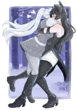 monochrome/checkmating reunion for valentine’s day!  ^ <