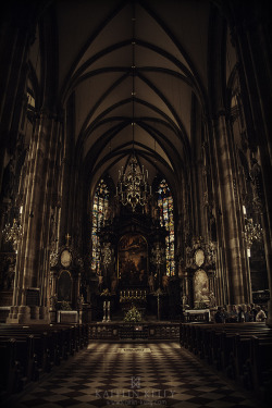 Stephanskirche (St. Stephen’s Cathedral) in Vienna, Austria. —©